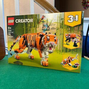 New & Sealed! LEGO Creator 3-in-1 31129 Majestic Tiger Red Panda Fish